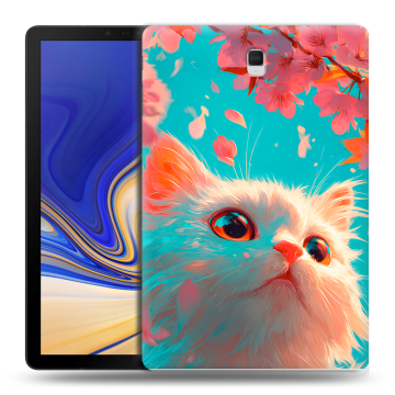 Силиконовый чехол на Samsung Galaxy Tab S4 с принтом Красивый кот Силиконовый чехол на Samsung Galaxy Tab S4 с принтом Красивый кот