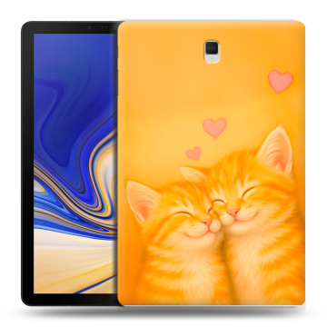 Силиконовый чехол на Samsung Galaxy Tab S4 с принтом Милые котята