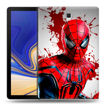 Силиконовый чехол на Samsung Galaxy Tab S4 с принтом Spiderman Человек паук