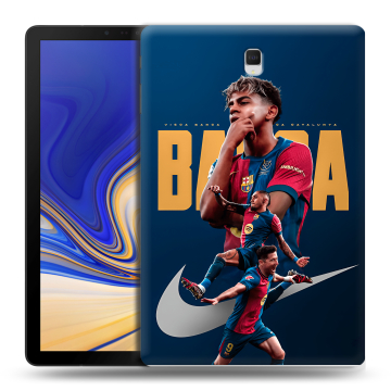 Силиконовый чехол на Samsung Galaxy Tab S4 с принтом Барселона Barca Yamal 