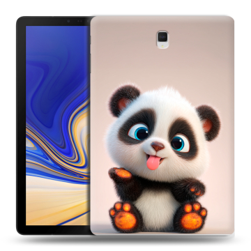 Силиконовый чехол на Samsung Galaxy Tab S4 с принтом милая панда