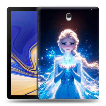 Силиконовый чехол на Samsung Galaxy Tab S4 с принтом Холодное сердце Frozen