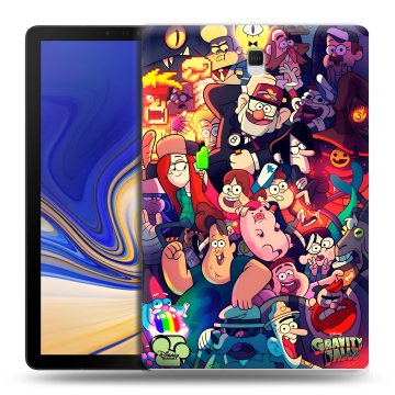Силиконовый чехол на Samsung Galaxy Tab S4 с принтом Gravity Falls Гравити Фолз