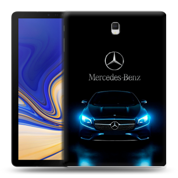 Силиконовый чехол на Samsung Galaxy Tab S4 с принтом Mercedes Мерседес Силиконовый чехол на Samsung Galaxy Tab S4 с принтом Mercedes Мерседес