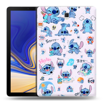 Силиконовый чехол на Samsung Galaxy Tab S4 с принтом Лило и Стич Силиконовый чехол на Samsung Galaxy Tab S4 с принтом Лило и Стич