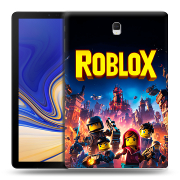 Силиконовый чехол на Samsung Galaxy Tab S4 с принтом Roblox Роблокс