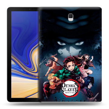 Силиконовый чехол на Samsung Galaxy Tab S4 с принтом Demon Slayer Клинок рассекающий демонов