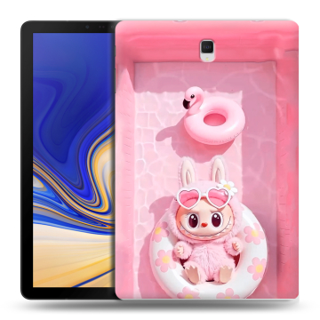 Силиконовый чехол на Samsung Galaxy Tab S4 с принтом Labubu Лабубу