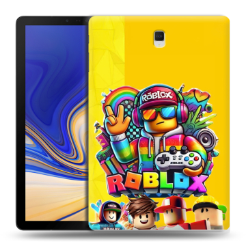 Силиконовый чехол на Samsung Galaxy Tab S4 с принтом Roblox Роблокс