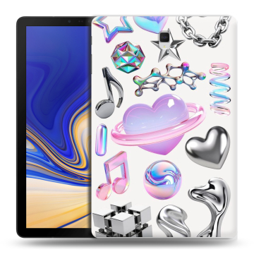 Силиконовый чехол на Samsung Galaxy Tab S4 с принтом Y2K