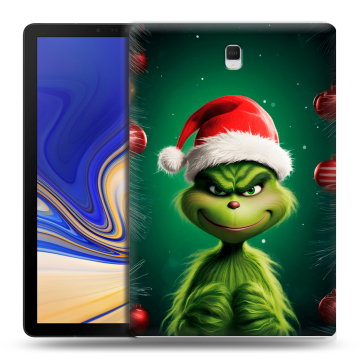 Силиконовый чехол на Samsung Galaxy Tab S4 с принтом Гринч Новый год Рождество Силиконовый чехол на Samsung Galaxy Tab S4 с принтом Гринч Новый год Рождество