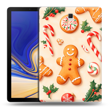 Силиконовый чехол на Samsung Galaxy Tab S4 с принтом Новый год Силиконовый чехол на Samsung Galaxy Tab S4 с принтом Новый год