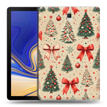 Силиконовый чехол на Samsung Galaxy Tab S4 с принтом Новый год Силиконовый чехол на Samsung Galaxy Tab S4 с принтом Новый год