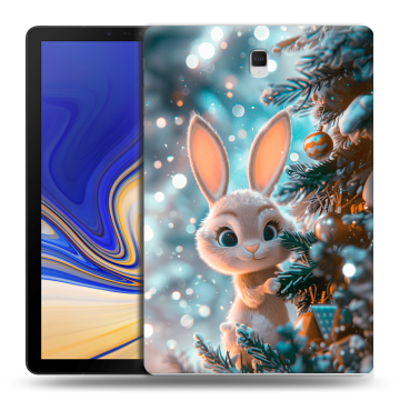 Силиконовый чехол на Samsung Galaxy Tab S4 с принтом Новый год
