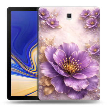 Силиконовый чехол на Samsung Galaxy Tab S4 с принтом женский