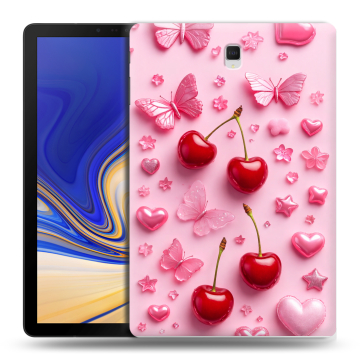 Силиконовый чехол на Samsung Galaxy Tab S4 с принтом для девочек