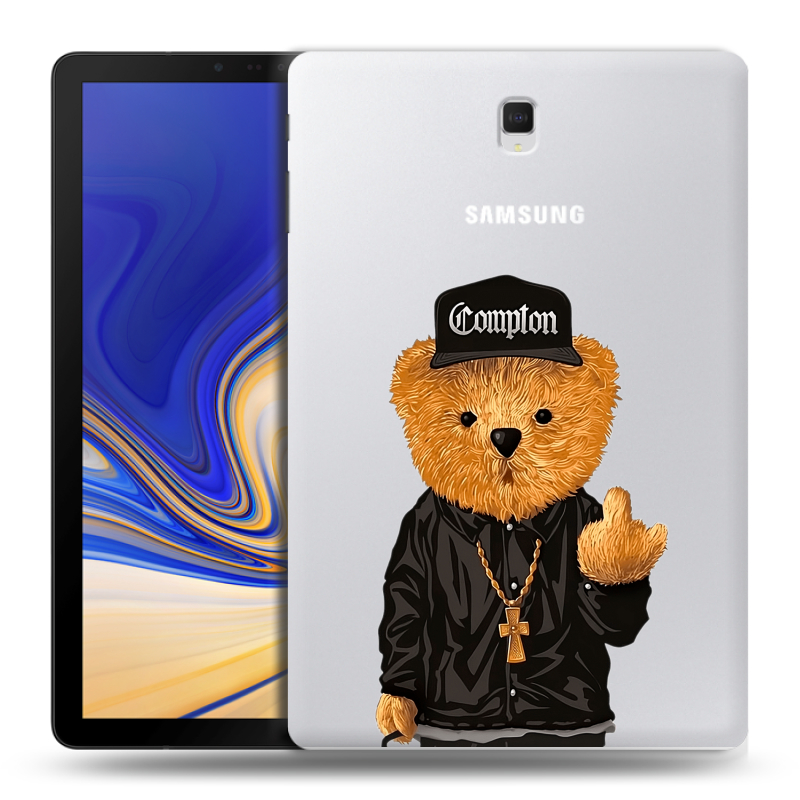 Силиконовый чехол на Samsung Galaxy Tab S4 с принтом Плюшевый медведь Силиконовый чехол на Samsung Galaxy Tab S4 с принтом Плюшевый медведь