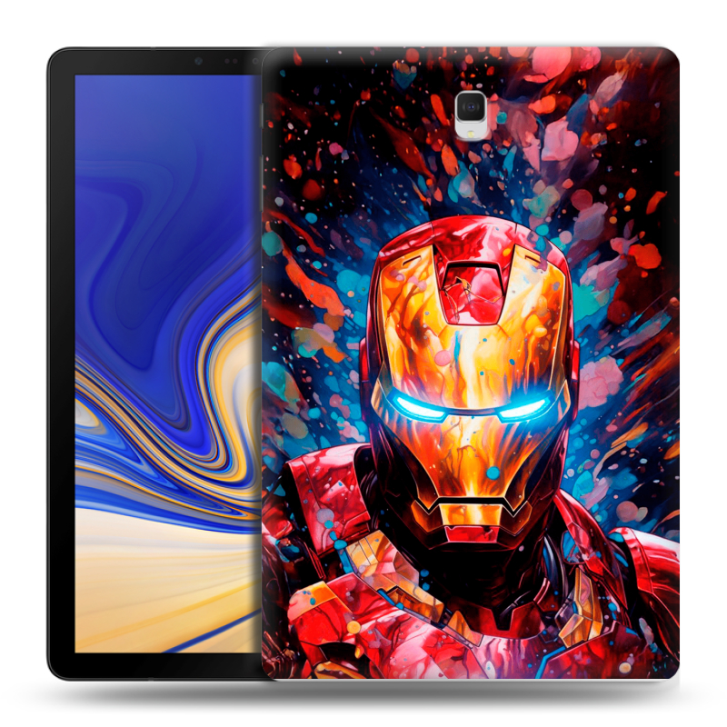 Силиконовый чехол на Samsung Galaxy Tab S4 с принтом Железный человек Ironman Силиконовый чехол на Samsung Galaxy Tab S4 с принтом Железный человек Ironman