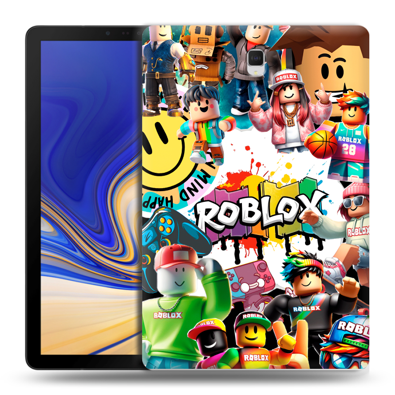Силиконовый чехол на Samsung Galaxy Tab S4 с принтом Roblox Роблокс Силиконовый чехол на Samsung Galaxy Tab S4 с принтом Roblox Роблокс