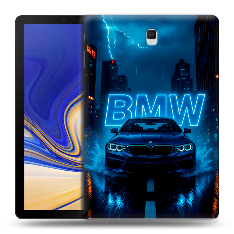 Силиконовый чехол на Samsung Galaxy Tab S4 с принтом BMW БМВ Силиконовый чехол на Samsung Galaxy Tab S4 с принтом BMW БМВ