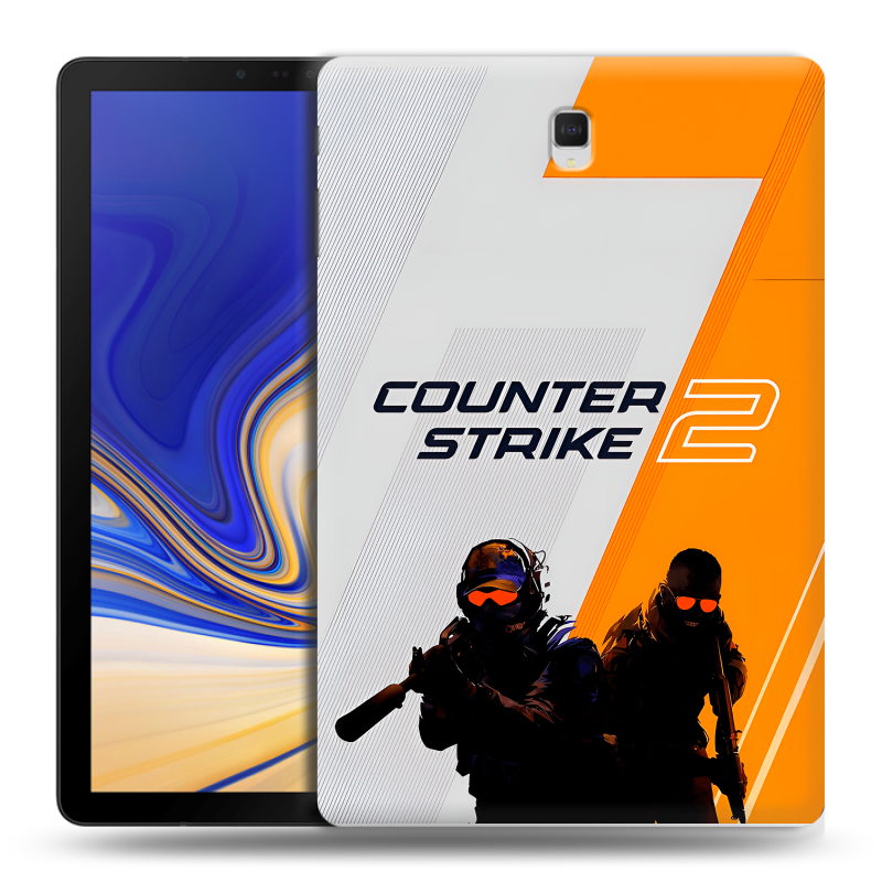 Силиконовый чехол на Samsung Galaxy Tab S4 с принтом Counter Strike Силиконовый чехол на Samsung Galaxy Tab S4 с принтом Counter Strike