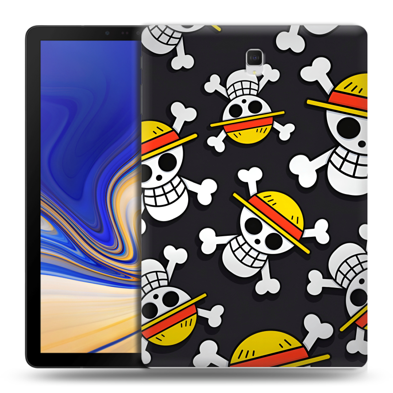 Силиконовый чехол на Samsung Galaxy Tab S4 с принтом One Piece Ван Пис Силиконовый чехол на Samsung Galaxy Tab S4 с принтом One Piece Ван Пис