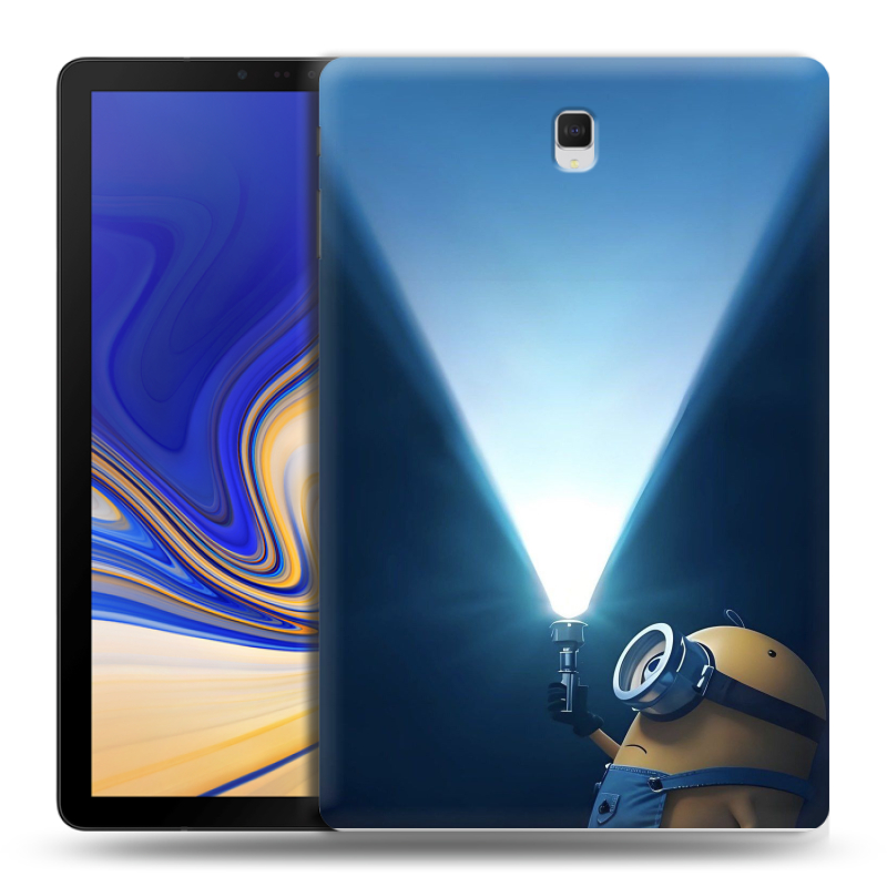 Силиконовый чехол на Samsung Galaxy Tab S4 с принтом Миньоны Силиконовый чехол на Samsung Galaxy Tab S4 с принтом Миньоны