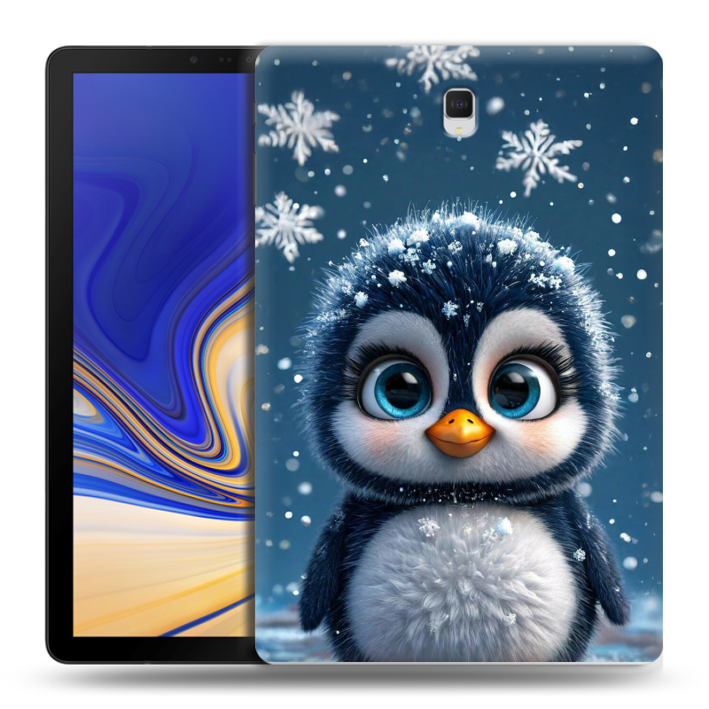 Силиконовый чехол на Samsung Galaxy Tab S4 с принтом Новый год Силиконовый чехол на Samsung Galaxy Tab S4 с принтом Новый год