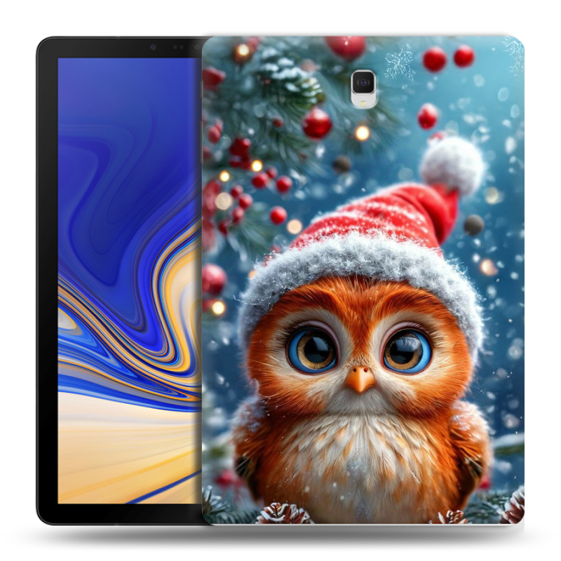 Силиконовый чехол на Samsung Galaxy Tab S4 с принтом Новый год Силиконовый чехол на Samsung Galaxy Tab S4 с принтом Новый год