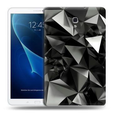 Силиконовый чехол на планшета Samsung Galaxy Tab A 10.5 с принтом Черные кристаллы Силиконовый чехол на планшета Samsung Galaxy Tab A 10.5 с принтом Черные кристаллы