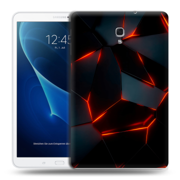 Силиконовый чехол на Samsung Galaxy Tab A 10.5 с принтом Яркие абстракции Силиконовый чехол на Samsung Galaxy Tab A 10.5 с принтом Яркие абстракции