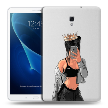 Силиконовый чехол на планшета Samsung Galaxy Tab A 10.5 с принтом Женские принты Силиконовый чехол на планшета Samsung Galaxy Tab A 10.5 с принтом Женские принты