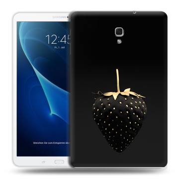Силиконовый чехол на планшета Samsung Galaxy Tab A 10.5 с принтом Черная клубника Силиконовый чехол на планшета Samsung Galaxy Tab A 10.5 с принтом Черная клубника