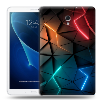 Силиконовый чехол на планшета Samsung Galaxy Tab A 10.5 с принтом Абстракция неон Силиконовый чехол на планшета Samsung Galaxy Tab A 10.5 с принтом Абстракция неон