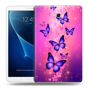 Силиконовый чехол на Samsung Galaxy Tab A 10.5 с принтом Бабочки
