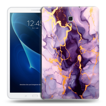 Силиконовый чехол на Samsung Galaxy Tab A 10.5 с принтом Мрамор