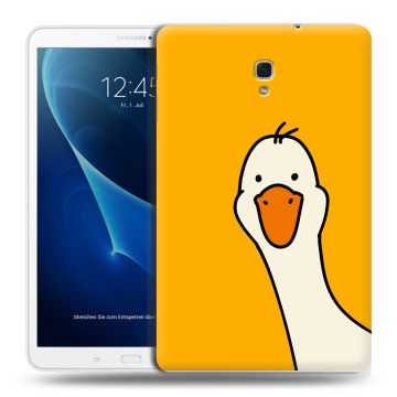 Силиконовый чехол на Samsung Galaxy Tab A 10.5 с принтом Утка Силиконовый чехол на Samsung Galaxy Tab A 10.5 с принтом Утка