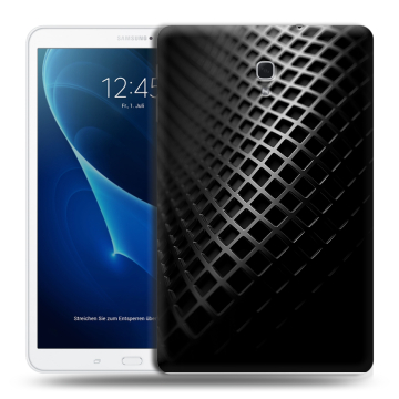 Силиконовый чехол на Samsung Galaxy Tab A 10.5 с принтом Текстура металла