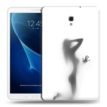 Силиконовый чехол на Samsung Galaxy Tab A 10.5 с принтом Силуэт