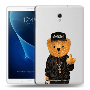 Силиконовый чехол на Samsung Galaxy Tab A 10.5 с принтом Плюшевый медведь Силиконовый чехол на Samsung Galaxy Tab A 10.5 с принтом Плюшевый медведь