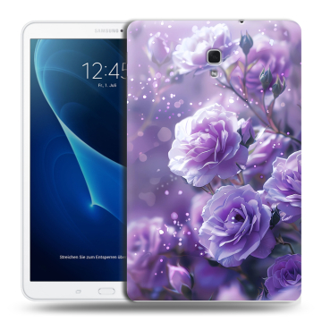 Силиконовый чехол на Samsung Galaxy Tab A 10.5 с принтом Розы цветы