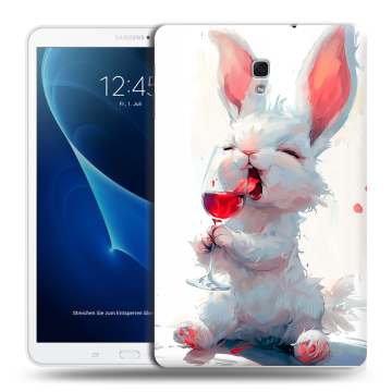 Силиконовый чехол на Samsung Galaxy Tab A 10.5 с принтом кролик зайчик Силиконовый чехол на Samsung Galaxy Tab A 10.5 с принтом кролик зайчик