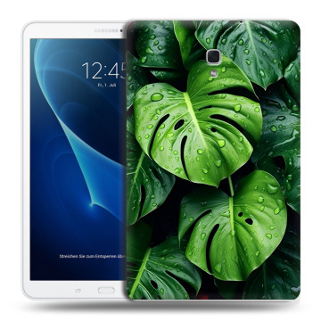 Силиконовый чехол на Samsung Galaxy Tab A 10.5 с принтом Листья Силиконовый чехол на Samsung Galaxy Tab A 10.5 с принтом Листья