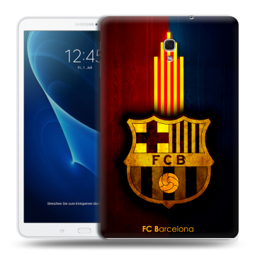 Силиконовый чехол на Samsung Galaxy Tab A 10.5 с принтом Барселона Barcelona