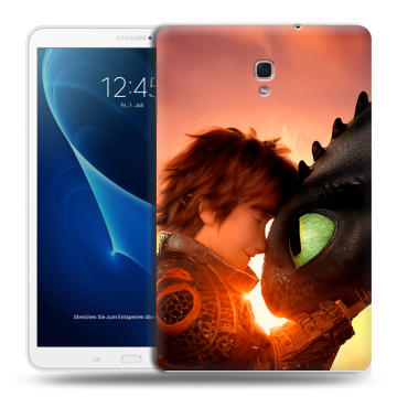 Силиконовый чехол на Samsung Galaxy Tab A 10.5 с принтом Как приручить дракона Силиконовый чехол на Samsung Galaxy Tab A 10.5 с принтом Как приручить дракона