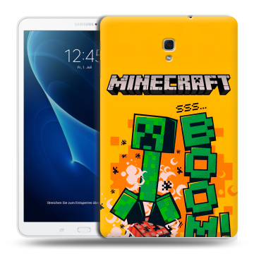 Силиконовый чехол на Samsung Galaxy Tab A 10.5 с принтом Майнкрафт Minecraft Силиконовый чехол на Samsung Galaxy Tab A 10.5 с принтом Майнкрафт Minecraft