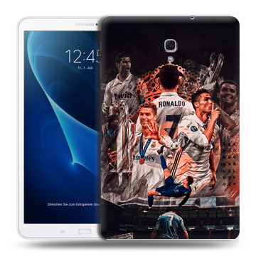 Силиконовый чехол на Samsung Galaxy Tab A 10.5 с принтом Реал Роналдо Real Ronaldo