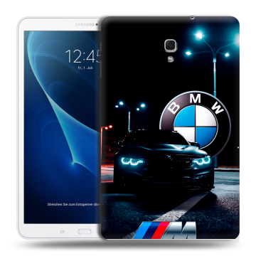 Силиконовый чехол на Samsung Galaxy Tab A 10.5 с принтом БМВ BMW