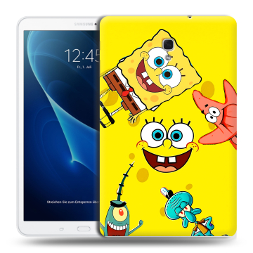 Силиконовый чехол на Samsung Galaxy Tab A 10.5 с принтом Спанч боб Спанчбоб Силиконовый чехол на Samsung Galaxy Tab A 10.5 с принтом Спанч боб Спанчбоб