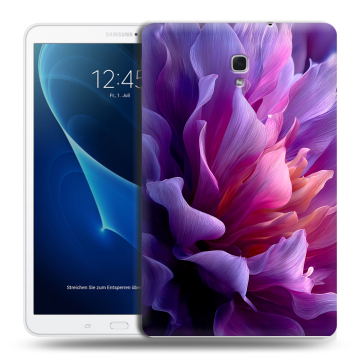 Силиконовый чехол на Samsung Galaxy Tab A 10.5 с принтом женский цветы